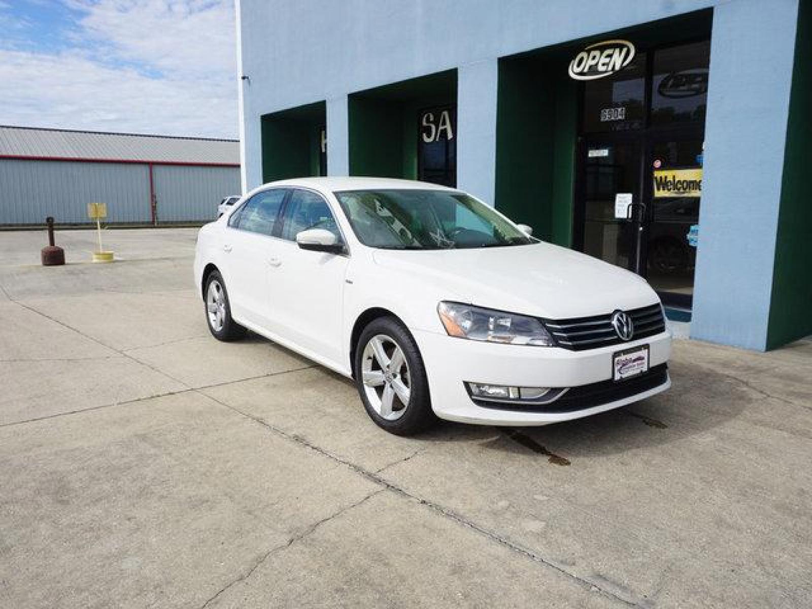 2015 White Volkswagen Passat (1VWAT7A32FC) with an 1.8L 4Cyl Turbo engine, Automatic transmission, located at 6904 Johnston St., Lafayette, LA, 70503, (337) 988-1960, 30.143589, -92.100601 - Prices are subject to change as improvements done by the service dept. Prices are for Cash sales only, Plus TTL. This Vehicle is Serviced well and Warranties Available too. Easy Financing. Drives Great and everything works. Price subject to change as improvements done by the service dept. Easy CR - Photo #1