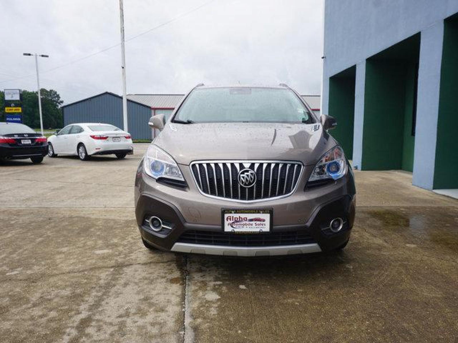 2014 Brown Buick Encore (KL4CJDSB3EB) with an 1.4L I4 Turbo engine, Automatic transmission, located at 6904 Johnston St., Lafayette, LA, 70503, (337) 988-1960, 30.143589, -92.100601 - Prices are subject to change as improvements done by the service dept. Prices are for Cash sales only, Plus TTL. This Vehicle is Serviced well and Warranties Available too. Easy Financing. Drives Great and everything works. Price subject to change as improvements done by the service dept. Easy CR - Photo #3
