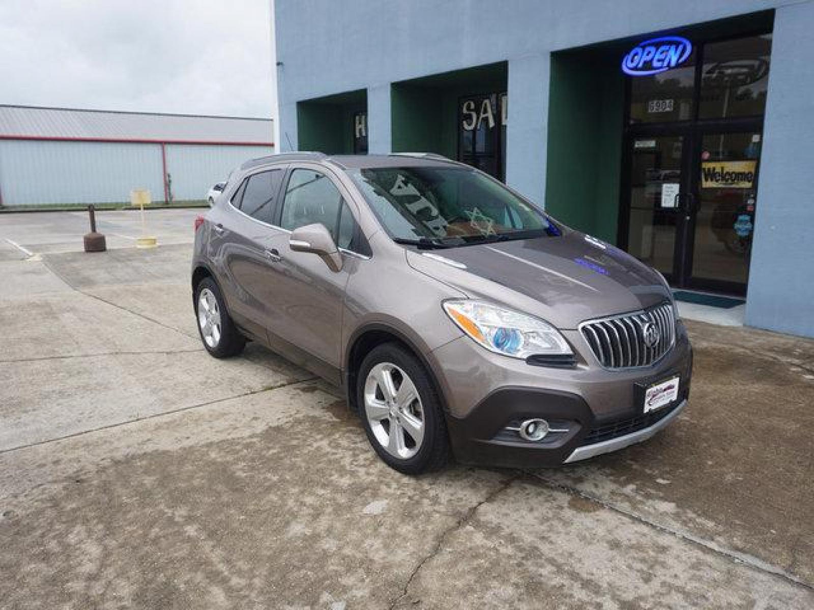 2015 Brown Buick Encore (KL4CJCSB4FB) with an 1.4L I4 Turbo engine, Automatic transmission, located at 6904 Johnston St., Lafayette, LA, 70503, (337) 988-1960, 30.143589, -92.100601 - Prices are subject to change as improvements done by the service dept. Prices are for Cash sales only, Plus TTL. This Vehicle is Serviced well and Warranties Available too. Easy Financing. Drives Great and everything works. Price subject to change as improvements done by the service dept. Easy CR - Photo #1