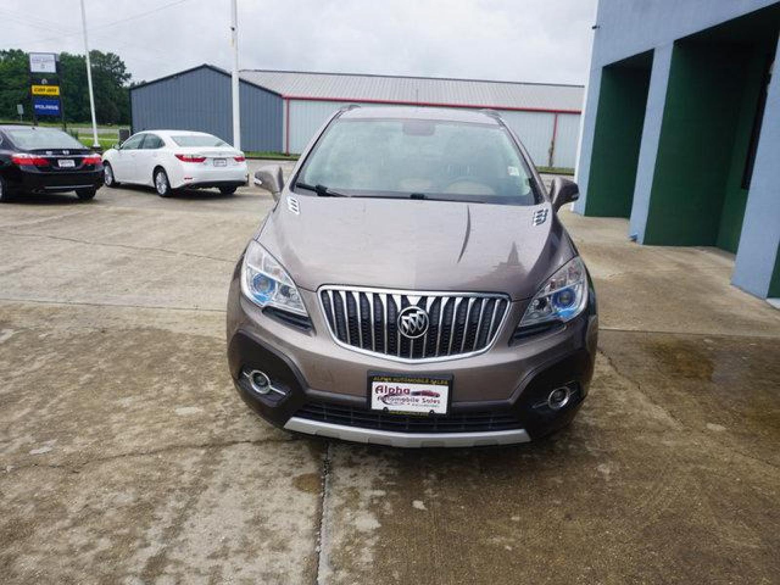 2015 Brown Buick Encore (KL4CJCSB4FB) with an 1.4L I4 Turbo engine, Automatic transmission, located at 6904 Johnston St., Lafayette, LA, 70503, (337) 988-1960, 30.143589, -92.100601 - Prices are subject to change as improvements done by the service dept. Prices are for Cash sales only, Plus TTL. This Vehicle is Serviced well and Warranties Available too. Easy Financing. Drives Great and everything works. Price subject to change as improvements done by the service dept. Easy CR - Photo #2