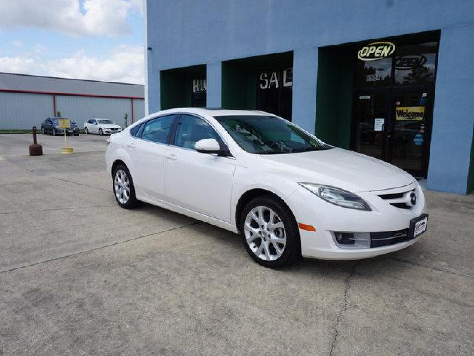 2013 White Mazda Mazda6 (1YVHZ8EH4D5) with an 2.5L 4Cyl engine, Automatic transmission, located at 6904 Johnston St., Lafayette, LA, 70503, (337) 988-1960, 30.143589, -92.100601 - Prices are subject to change as improvements done by the service dept. Prices are for Cash sales only, Plus TTL. This Vehicle is Serviced well and Warranties Available too. Easy Financing. Drives Great and everything works. Price subject to change as improvements done by the service dept. Easy CR - Photo #1