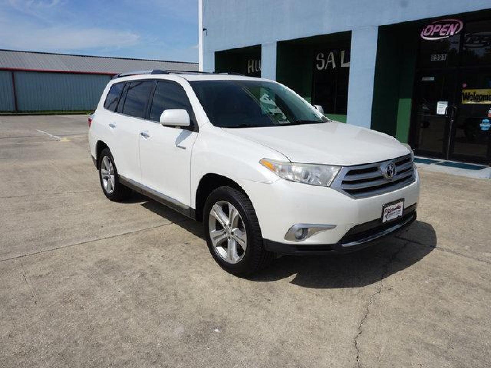 2012 White Toyota Highlander (5TDYK3EH8CS) with an 3.5L V6 engine, Automatic transmission, located at 6904 Johnston St., Lafayette, LA, 70503, (337) 988-1960, 30.143589, -92.100601 - Nice ride with a third 3rd row seating Prices are subject to change as improvements done by the service dept. Prices are for Cash sales only, Plus TTL. This Vehicle is Serviced well and Warranties Available too. Easy Financing. Drives Great and everything works. Price subject to change as improv - Photo #1