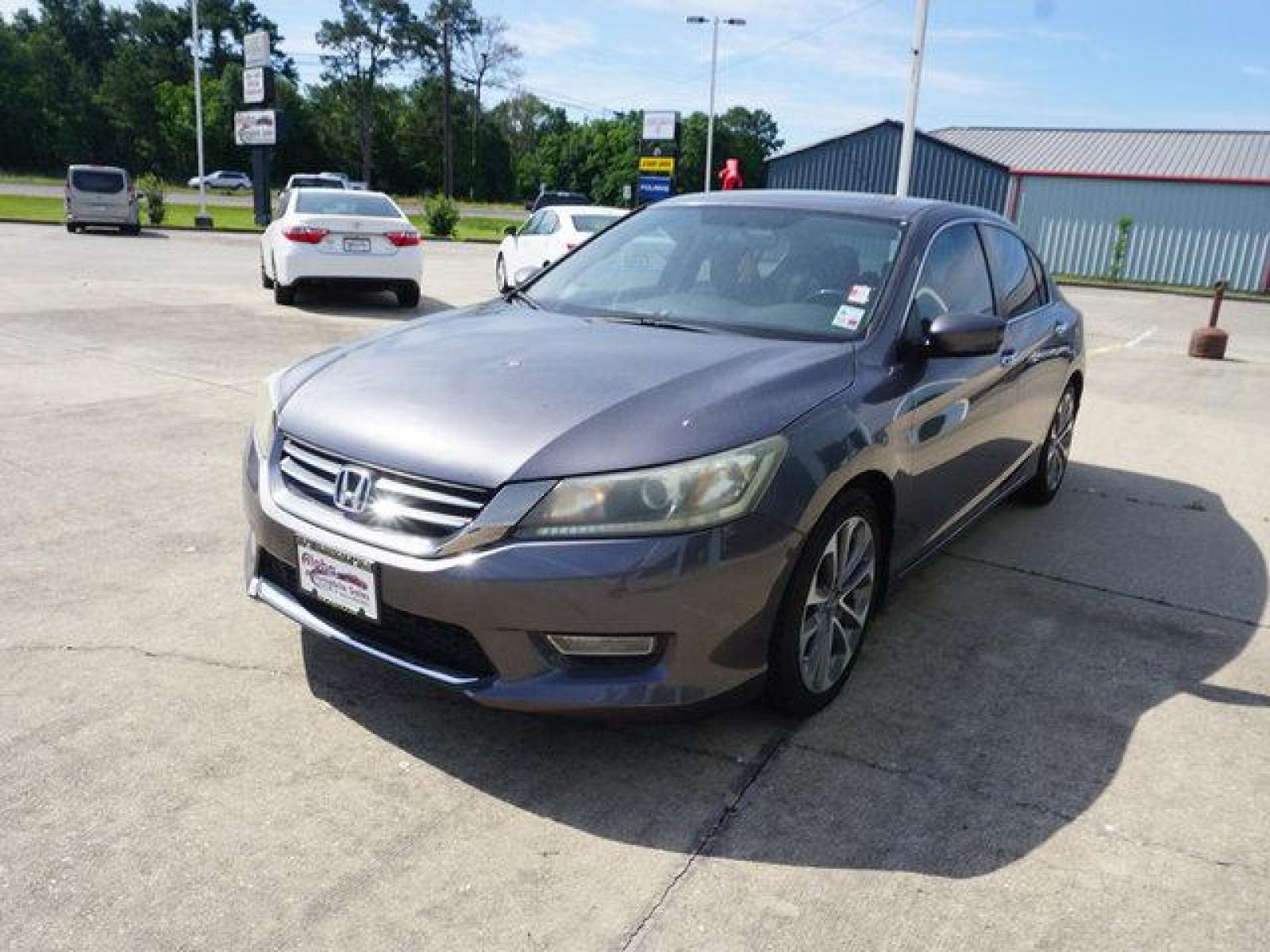 2013 Grey Honda Accord (1HGCR2F57DA) with an 2.4L 4Cyl engine, Automatic CVT transmission, located at 6904 Johnston St., Lafayette, LA, 70503, (337) 988-1960, 30.143589, -92.100601 - Prices are subject to change as improvements done by the service dept. Prices are for Cash sales only, Plus TTL. This Vehicle is Serviced well and Warranties Available too. Easy Financing. Drives Great and everything works. Price subject to change as improvements done by the service dept. Easy CR - Photo #4
