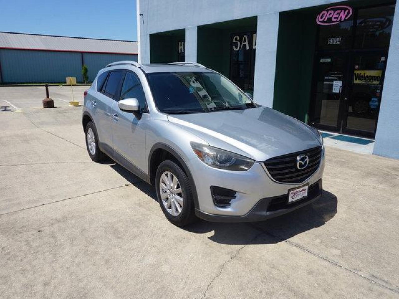 2016 Silver Mazda CX-5 (JM3KE2CY8G0) with an 2.5L 4Cyl engine, Automatic transmission, located at 6904 Johnston St., Lafayette, LA, 70503, (337) 988-1960, 30.143589, -92.100601 - Prices are subject to change as improvements done by the service dept. Prices are for Cash sales only, Plus TTL. This Vehicle is Serviced well and Warranties Available too. Easy Financing. Drives Great and everything works. Price subject to change as improvements done by the service dept. Easy CR - Photo #1