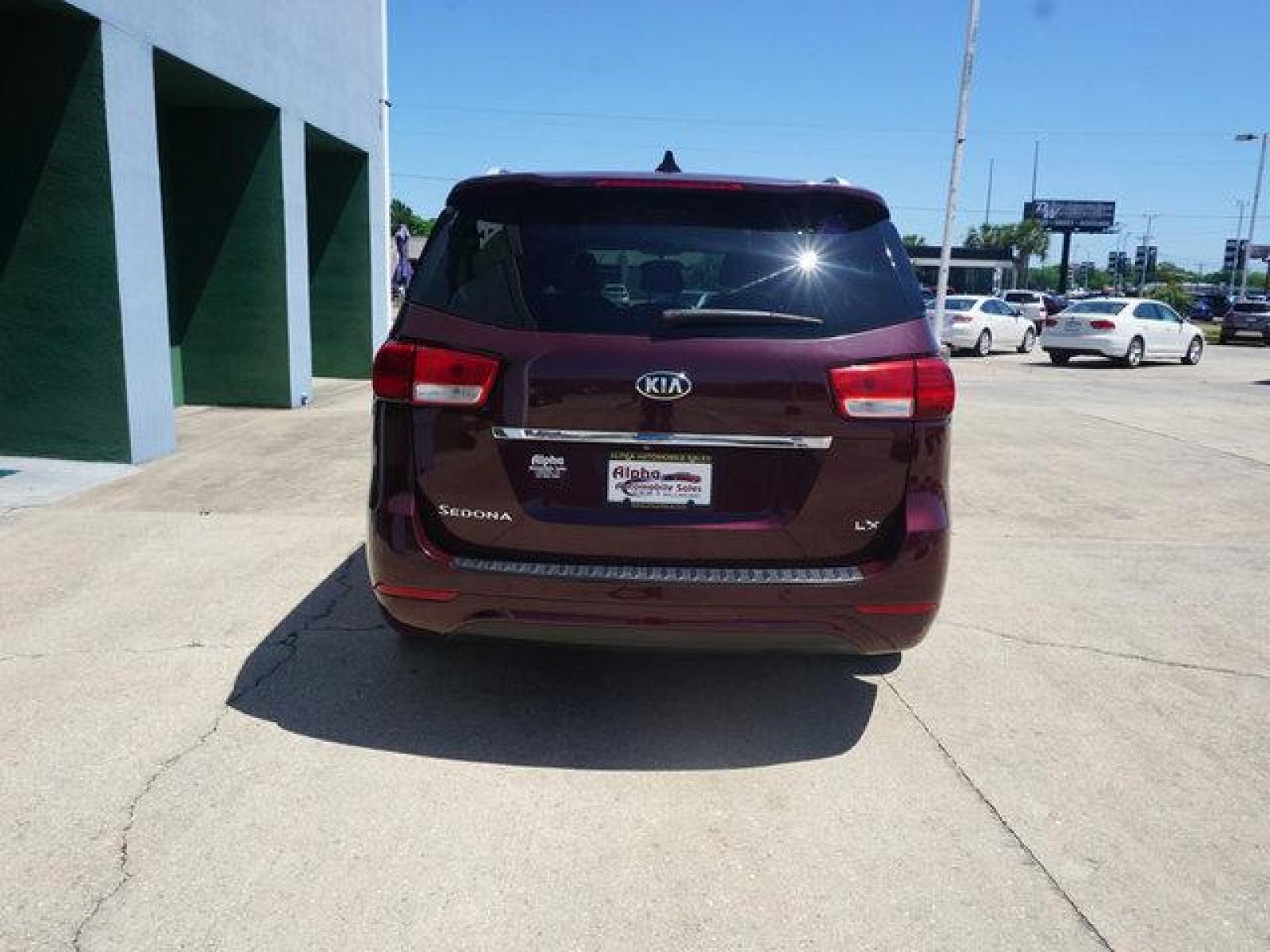 2015 Red Kia Sedona (KNDMB5C18F6) with an 3.3L V6 engine, Automatic transmission, located at 6904 Johnston St., Lafayette, LA, 70503, (337) 988-1960, 30.143589, -92.100601 - Prices are subject to change as improvements done by the service dept. Prices are for Cash sales only, Plus TTL. This Vehicle is Serviced well and Warranties Available too. Easy Financing. Drives Great and everything works. Price subject to change as improvements done by the service dept. Easy CR - Photo #10