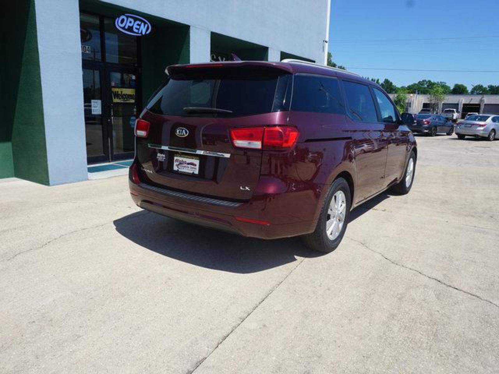 2015 Red Kia Sedona (KNDMB5C18F6) with an 3.3L V6 engine, Automatic transmission, located at 6904 Johnston St., Lafayette, LA, 70503, (337) 988-1960, 30.143589, -92.100601 - Prices are subject to change as improvements done by the service dept. Prices are for Cash sales only, Plus TTL. This Vehicle is Serviced well and Warranties Available too. Easy Financing. Drives Great and everything works. Price subject to change as improvements done by the service dept. Easy CR - Photo #12