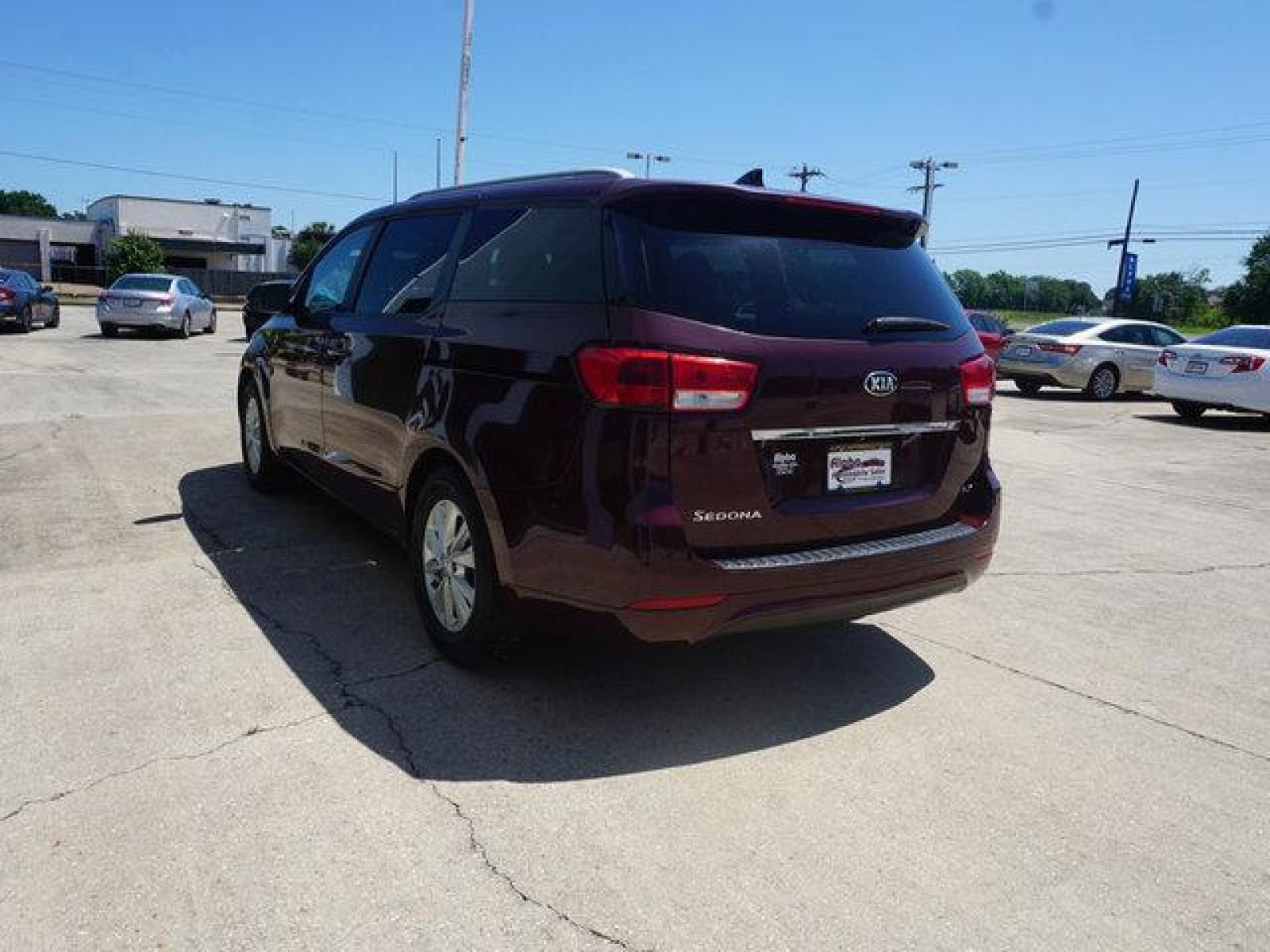 2015 Red Kia Sedona (KNDMB5C18F6) with an 3.3L V6 engine, Automatic transmission, located at 6904 Johnston St., Lafayette, LA, 70503, (337) 988-1960, 30.143589, -92.100601 - Prices are subject to change as improvements done by the service dept. Prices are for Cash sales only, Plus TTL. This Vehicle is Serviced well and Warranties Available too. Easy Financing. Drives Great and everything works. Price subject to change as improvements done by the service dept. Easy CR - Photo #8