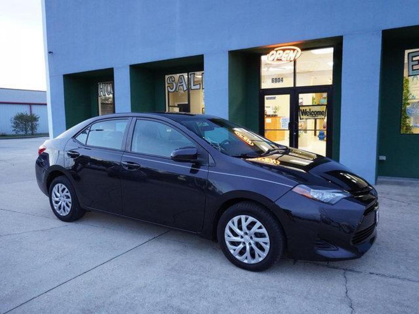 2019 Black Sand Pearl /Steel Gray Toyota Corolla L CVT (Natl) (2T1BURHE6KC) with an 1.8L 4 Cyl engine, Automatic CVT transmission, located at 6904 Johnston St., Lafayette, LA, 70503, (337) 988-1960, 30.143589, -92.100601 - Photo#2