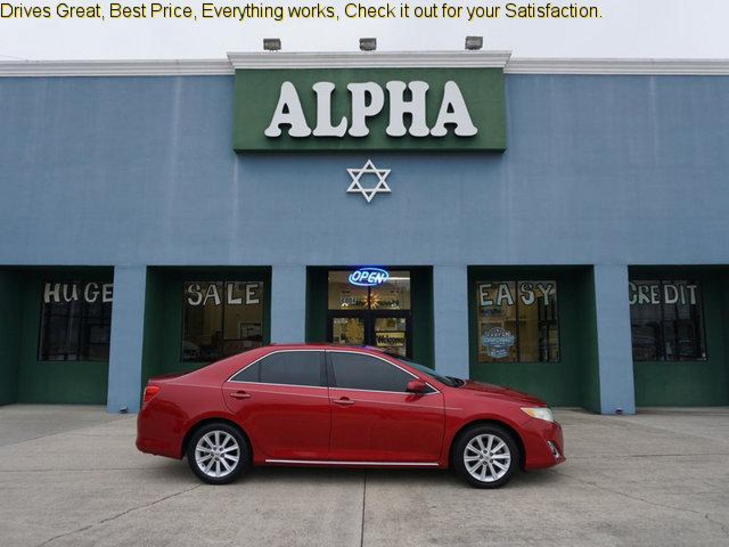 2014 Red Toyota Camry (4T1BK1FK2EU) with an 3.5L 6 Cyl engine, Automatic transmission, located at 6904 Johnston St., Lafayette, LA, 70503, (337) 988-1960, 30.143589, -92.100601 - Prices are subject to change as improvements done by the service dept. Prices are for Cash sales only, Plus TTL. This Vehicle is Serviced well and Warranties Available too. Easy Financing. Drives Great and everything works. Price subject to change as improvements done by the service dept. Easy CR - Photo#0