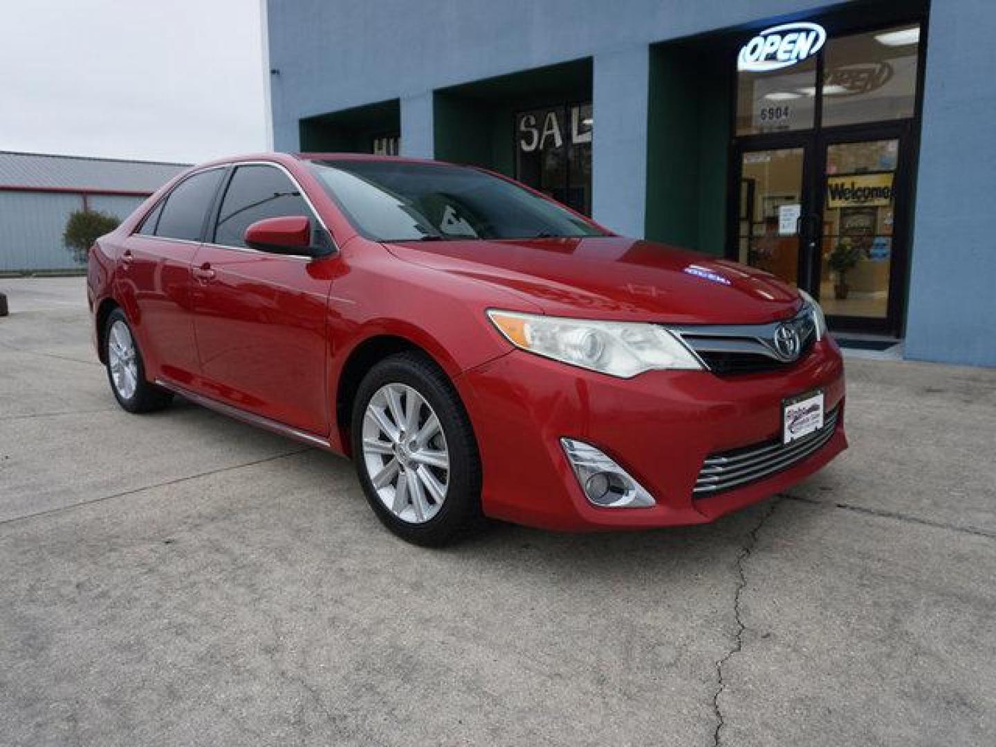 2014 Red Toyota Camry (4T1BK1FK2EU) with an 3.5L 6 Cyl engine, Automatic transmission, located at 6904 Johnston St., Lafayette, LA, 70503, (337) 988-1960, 30.143589, -92.100601 - Prices are subject to change as improvements done by the service dept. Prices are for Cash sales only, Plus TTL. This Vehicle is Serviced well and Warranties Available too. Easy Financing. Drives Great and everything works. Price subject to change as improvements done by the service dept. Easy CR - Photo#1