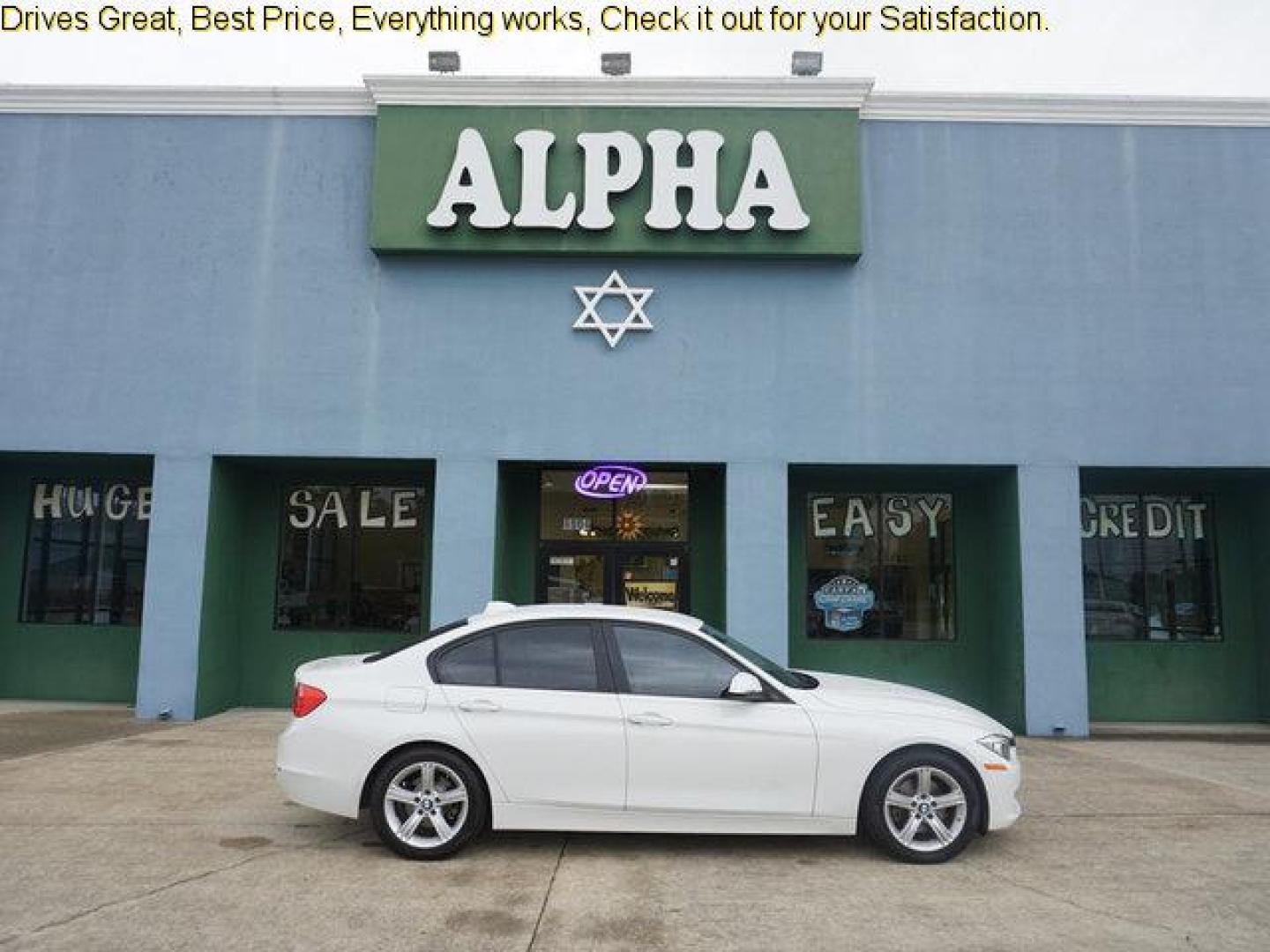 2014 White BMW 3 Series (WBA3C1C57EK) with an 2.0L 4Cyl Turbo engine, 8 Spd Automatic transmission, located at 6904 Johnston St., Lafayette, LA, 70503, (337) 988-1960, 30.143589, -92.100601 - Prices are subject to change as improvements done by the service dept. Prices are for Cash sales only, Plus TTL. This Vehicle is Serviced well and Warranties Available too. Easy Financing. Drives Great and everything works. Price subject to change as improvements done by the service dept. Easy CR - Photo#0