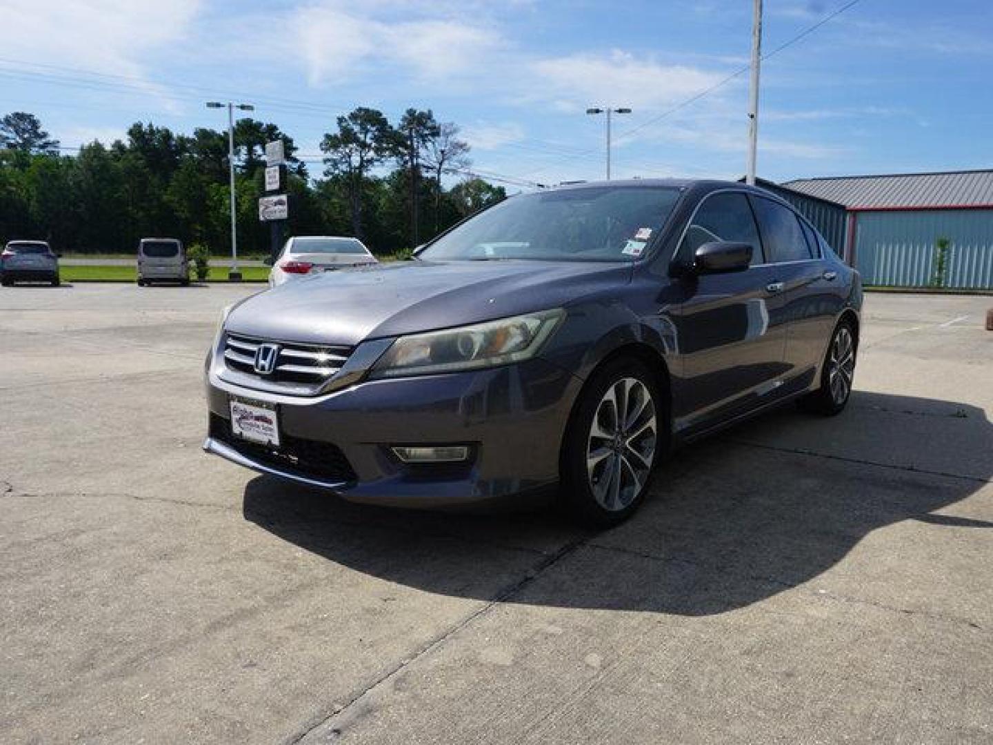 2013 Grey /Black Honda Accord 4dr I4 CVT Sport (1HGCR2F57DA) with an 2.4L 4Cyl engine, Automatic CVT transmission, located at 6904 Johnston St., Lafayette, LA, 70503, (337) 988-1960, 30.143589, -92.100601 - Photo#5