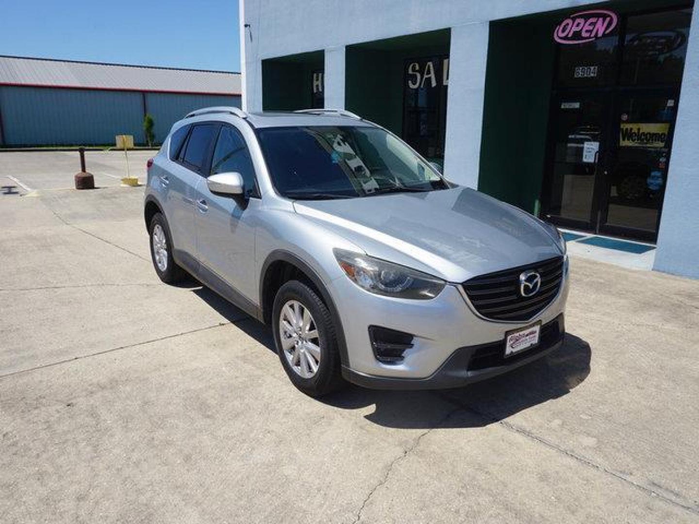 2016 Sonic Silver Metallic /Black Mazda CX-5 FWD 4dr Auto Touring (JM3KE2CY8G0) with an 2.5L 4Cyl engine, Automatic transmission, located at 6904 Johnston St., Lafayette, LA, 70503, (337) 988-1960, 30.143589, -92.100601 - Photo#1