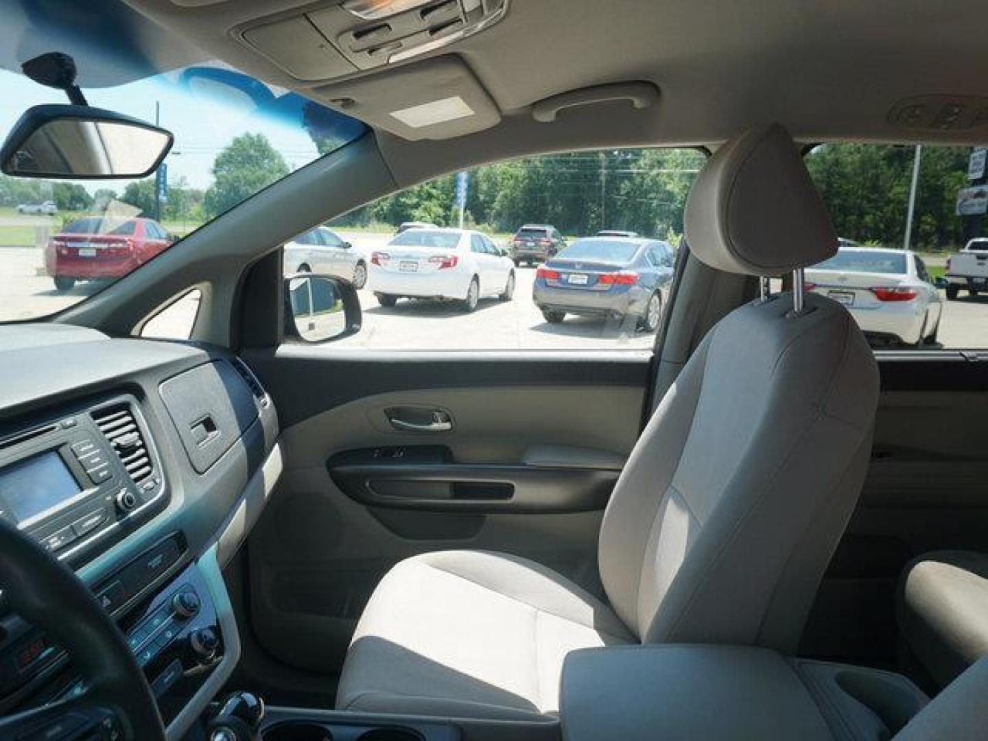 2015 Venetian Red /Camel Kia Sedona 4dr Wgn LX (KNDMB5C18F6) with an 3.3L V6 engine, Automatic transmission, located at 6904 Johnston St., Lafayette, LA, 70503, (337) 988-1960, 30.143589, -92.100601 - Photo#21