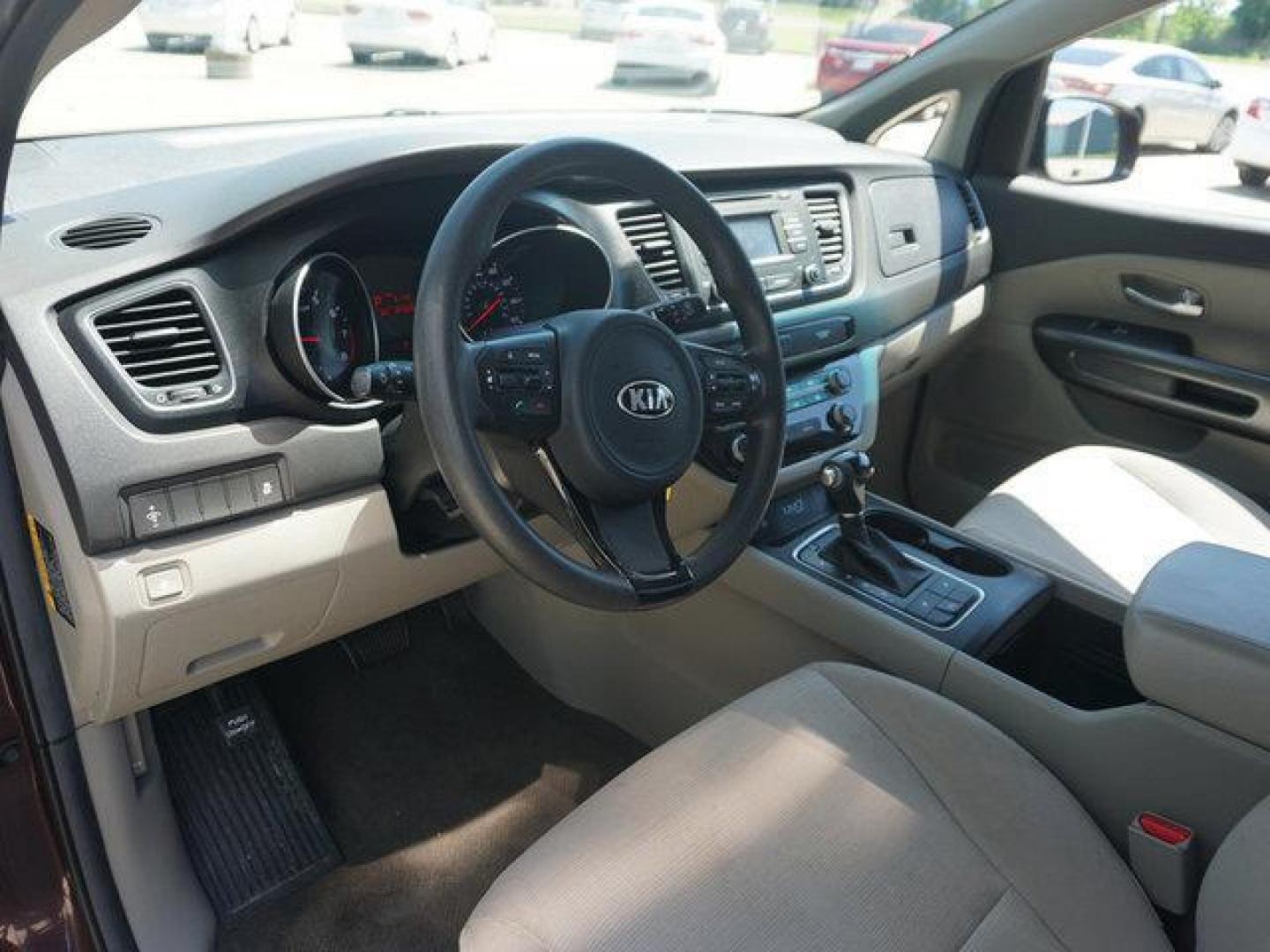 2015 Venetian Red /Camel Kia Sedona 4dr Wgn LX (KNDMB5C18F6) with an 3.3L V6 engine, Automatic transmission, located at 6904 Johnston St., Lafayette, LA, 70503, (337) 988-1960, 30.143589, -92.100601 - Photo#23