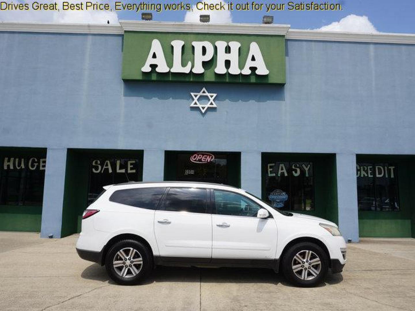 2016 White Chevrolet Traverse (1GNKRGKD1GJ) with an 3.6L V6 engine, Automatic transmission, located at 6904 Johnston St., Lafayette, LA, 70503, (337) 988-1960, 30.143589, -92.100601 - Prices are subject to change as improvements done by the service dept. Prices are for Cash sales only, Plus TTL. This Vehicle is Serviced well and Warranties Available too. Easy Financing. Drives Great and everything works. Price subject to change as improvements done by the service dept. Easy CR - Photo#0