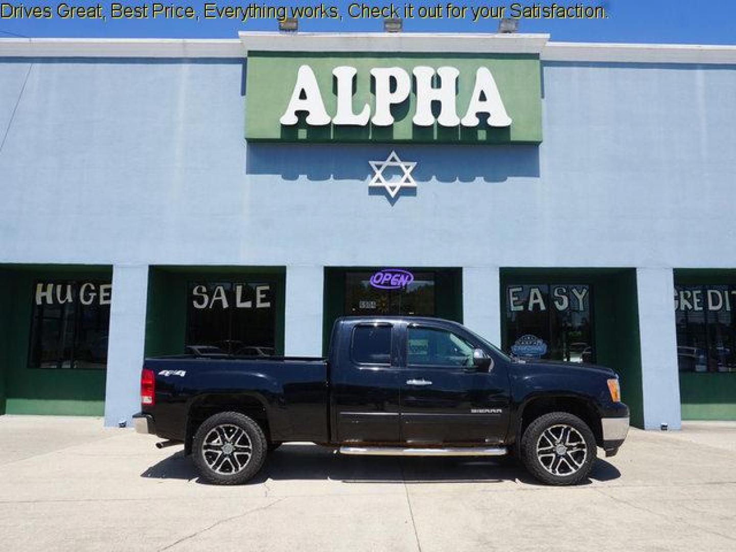 2013 Black GMC Sierra 1500 (1GTR2UEA5DZ) with an 4.8L V8 engine, 4 Spd Automatic transmission, located at 6904 Johnston St., Lafayette, LA, 70503, (337) 988-1960, 30.143589, -92.100601 - Prices are subject to change as improvements done by the service dept. Prices are for Cash sales only, Plus TTL. This Vehicle is Serviced well and Warranties Available too. Easy Financing. Drives Great and everything works. Price subject to change as improvements done by the service dept. Easy CR - Photo#0