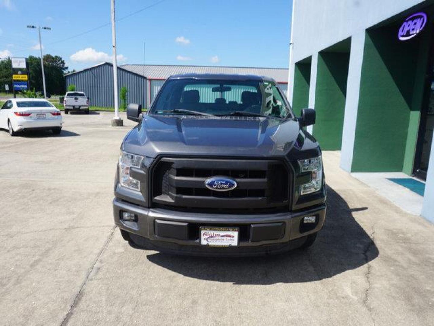 2015 Gray /Dark Earth Gray Ford F-150 2WD SuperCab 145 XL (1FTEX1CP0FK) with an 2.7L 6 Cyl engine, 6 Spd Automatic transmission, located at 6904 Johnston St., Lafayette, LA, 70503, (337) 988-1960, 30.143589, -92.100601 - Photo#2