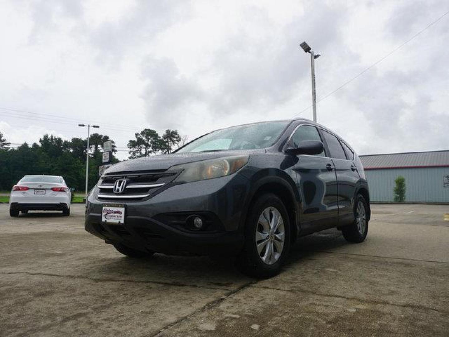 2013 Grey /Beige Honda CR-V 2WD 5dr EX-L (2HKRM3H78DH) with an 2.4L 4Cyl engine, Automatic transmission, located at 6904 Johnston St., Lafayette, LA, 70503, (337) 988-1960, 30.143589, -92.100601 - Photo#5