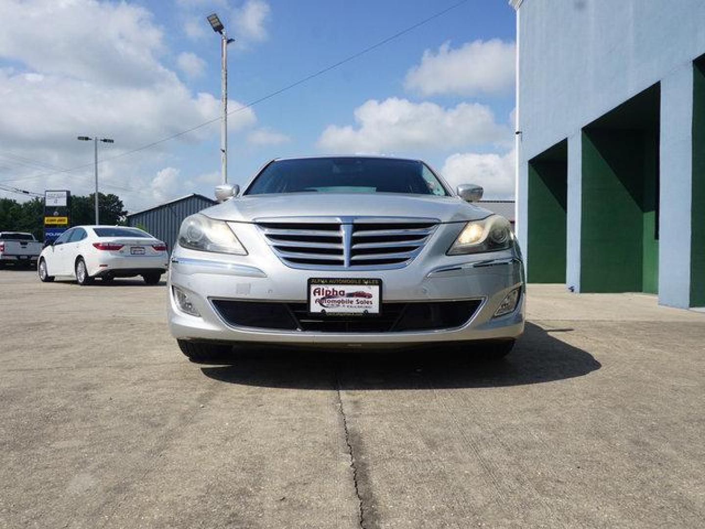 2013 Silver Hyundai Genesis (KMHGC4DH5DU) with an 5.0L V8 engine, 8 Spd Automatic transmission, located at 6904 Johnston St., Lafayette, LA, 70503, (337) 988-1960, 30.143589, -92.100601 - Prices are subject to change as improvements done by the service dept. Prices are for Cash sales only, Plus TTL. This Vehicle is Serviced well and Warranties Available too. Easy Financing. Drives Great and everything works. Price subject to change as improvements done by the service dept. Easy CR - Photo#3