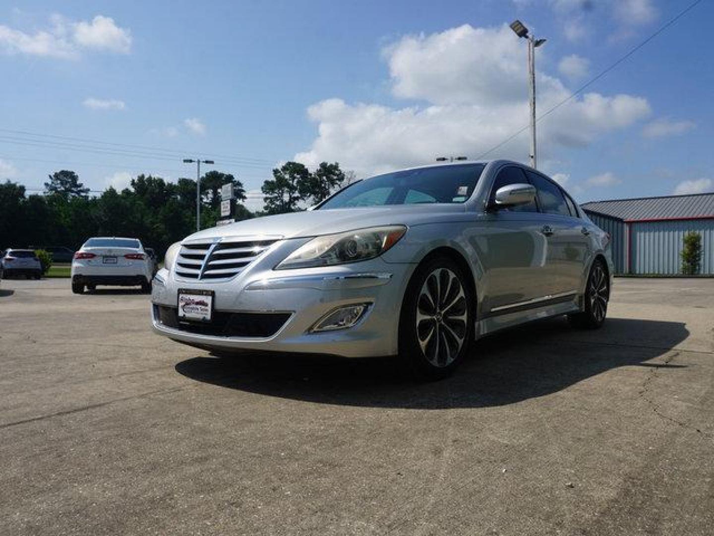 2013 Silver Hyundai Genesis (KMHGC4DH5DU) with an 5.0L V8 engine, 8 Spd Automatic transmission, located at 6904 Johnston St., Lafayette, LA, 70503, (337) 988-1960, 30.143589, -92.100601 - Prices are subject to change as improvements done by the service dept. Prices are for Cash sales only, Plus TTL. This Vehicle is Serviced well and Warranties Available too. Easy Financing. Drives Great and everything works. Price subject to change as improvements done by the service dept. Easy CR - Photo#5