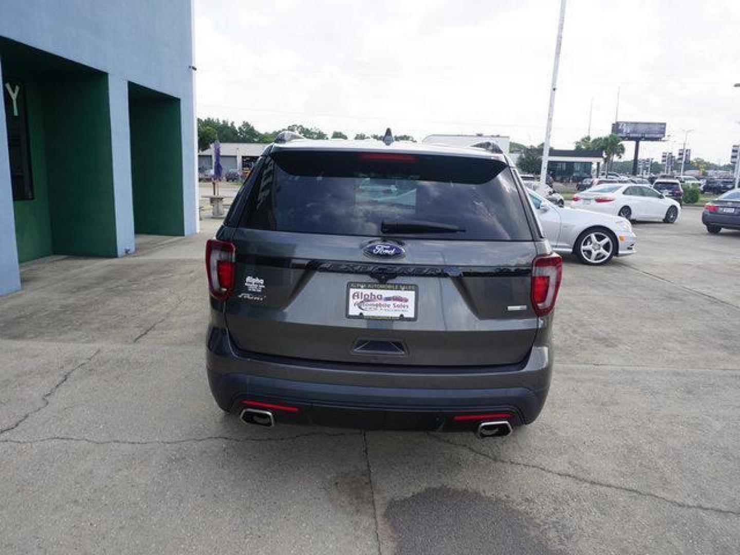 2016 Gray /Ebony Blck w/Red Accent S Ford Explorer 4WD 4dr Sport (1FM5K8GT2GG) with an 3.5L V6 EcoBoost engine, Automatic transmission, located at 6904 Johnston St., Lafayette, LA, 70503, (337) 988-1960, 30.143589, -92.100601 - Photo#9