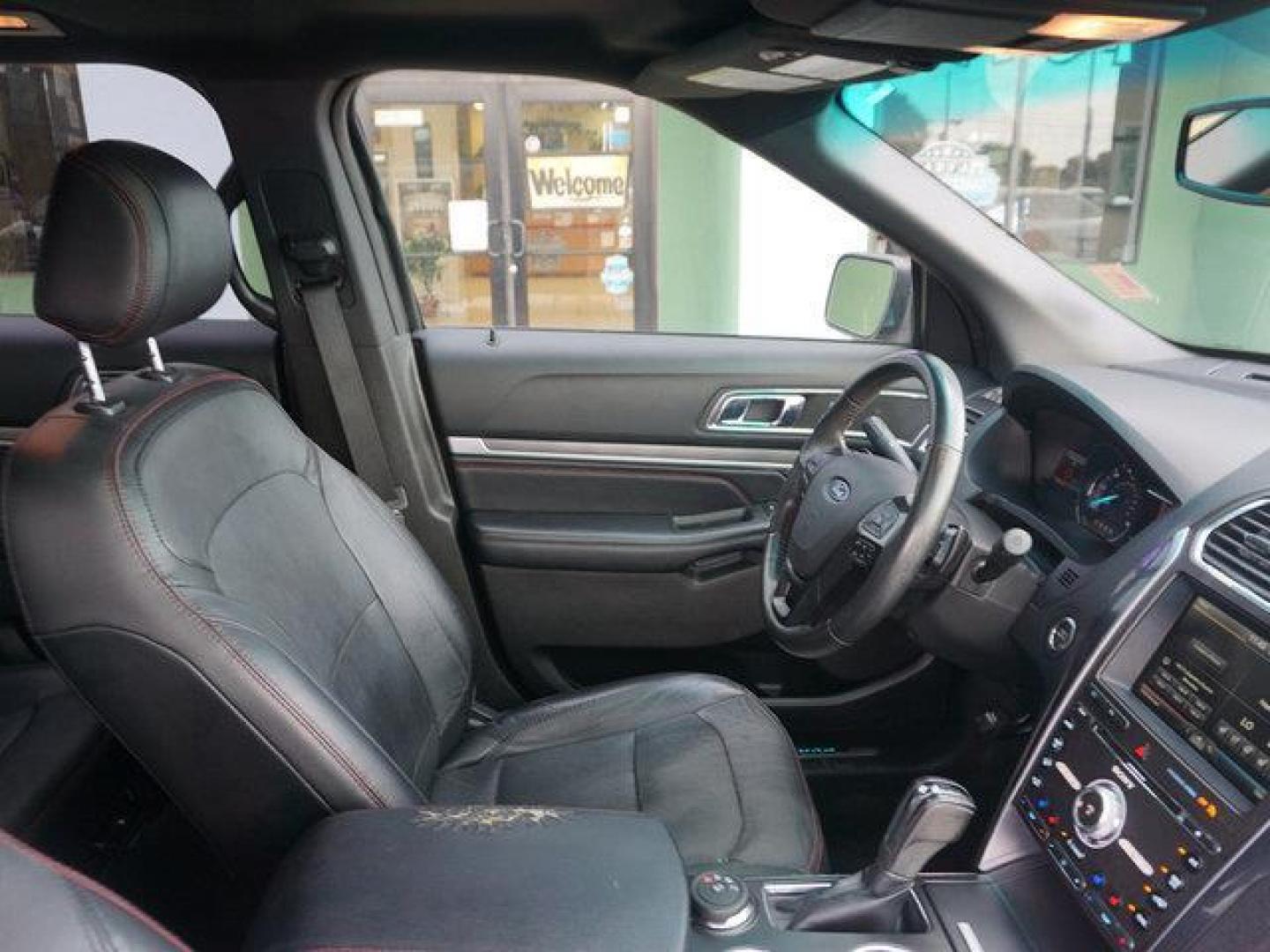 2016 Gray /Ebony Blck w/Red Accent S Ford Explorer 4WD 4dr Sport (1FM5K8GT2GG) with an 3.5L V6 EcoBoost engine, Automatic transmission, located at 6904 Johnston St., Lafayette, LA, 70503, (337) 988-1960, 30.143589, -92.100601 - Photo#15