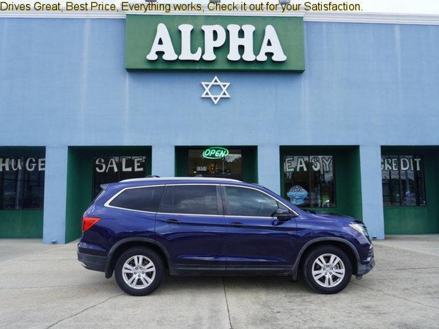 2016 Blue Honda Pilot (5FNYF5H14GB) with an 3.5L V6 engine, Automatic transmission, located at 6904 Johnston St., Lafayette, LA, 70503, (337) 988-1960, 30.143589, -92.100601 - Prices are subject to change as improvements done by the service dept. Prices are for Cash sales only, Plus TTL. This Vehicle is Serviced well and Warranties Available too. Easy Financing. Drives Great and everything works. Price subject to change as improvements done by the service dept. Easy CR - Photo#0