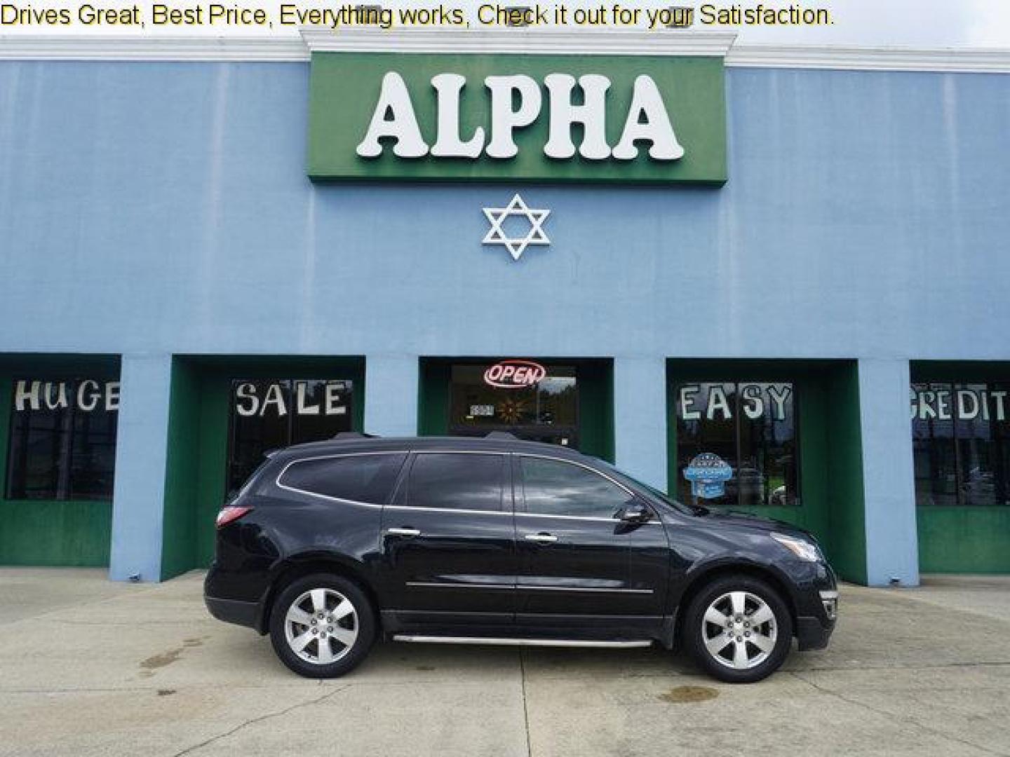 2015 Black Chevrolet Traverse (1GNKRJKD1FJ) with an 3.6L V6 engine, Automatic transmission, located at 6904 Johnston St., Lafayette, LA, 70503, (337) 988-1960, 30.143589, -92.100601 - Prices are subject to change as improvements done by the service dept. Prices are for Cash sales only, Plus TTL. This Vehicle is Serviced well and Warranties Available too. Easy Financing. Drives Great and everything works. Price subject to change as improvements done by the service dept. Easy CR - Photo#0