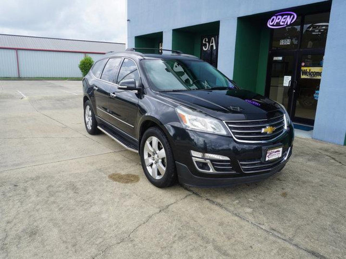 2015 Black Chevrolet Traverse (1GNKRJKD1FJ) with an 3.6L V6 engine, Automatic transmission, located at 6904 Johnston St., Lafayette, LA, 70503, (337) 988-1960, 30.143589, -92.100601 - Prices are subject to change as improvements done by the service dept. Prices are for Cash sales only, Plus TTL. This Vehicle is Serviced well and Warranties Available too. Easy Financing. Drives Great and everything works. Price subject to change as improvements done by the service dept. Easy CR - Photo#1