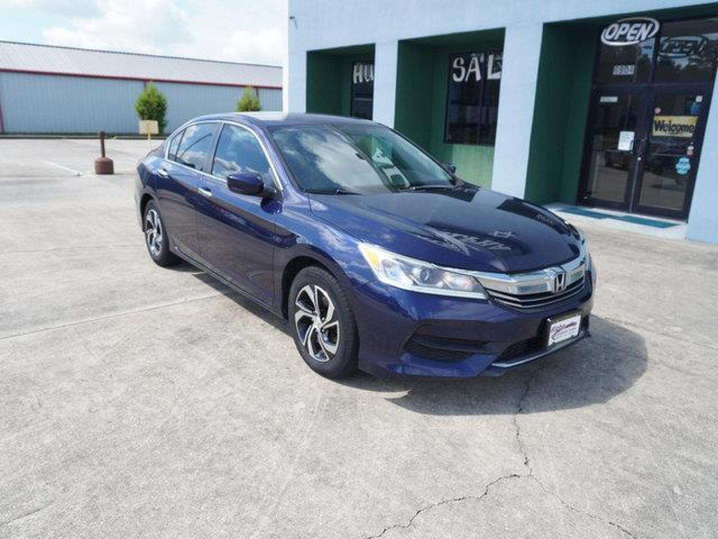 2017 Obsidian Blue Pearl /Black Honda Accord LX CVT (1HGCR2F31HA) with an 2.4L 4Cyl engine, Automatic CVT transmission, located at 6904 Johnston St., Lafayette, LA, 70503, (337) 988-1960, 30.143589, -92.100601 - Photo#1