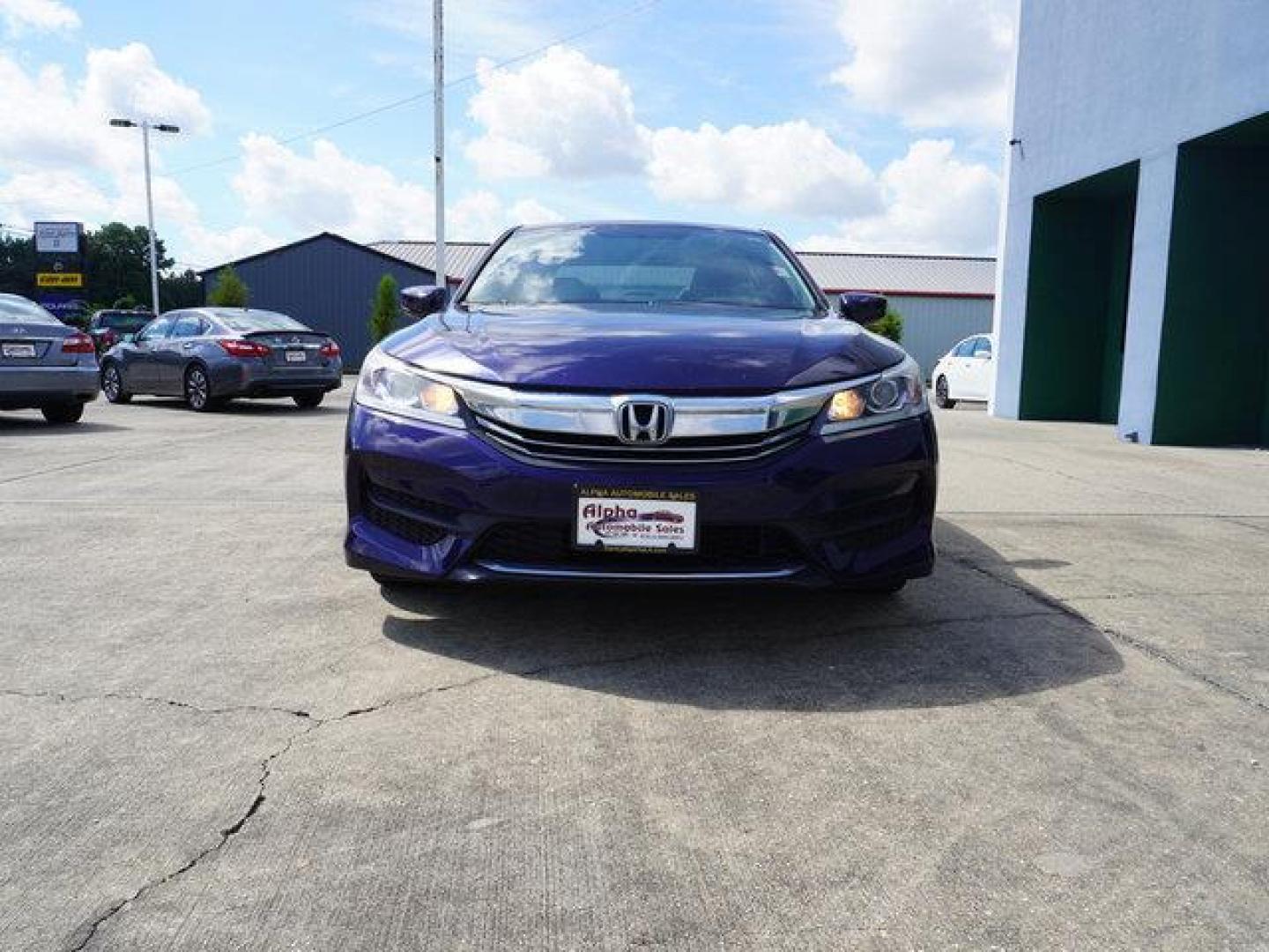 2017 Obsidian Blue Pearl /Black Honda Accord LX CVT (1HGCR2F31HA) with an 2.4L 4Cyl engine, Automatic CVT transmission, located at 6904 Johnston St., Lafayette, LA, 70503, (337) 988-1960, 30.143589, -92.100601 - Photo#3