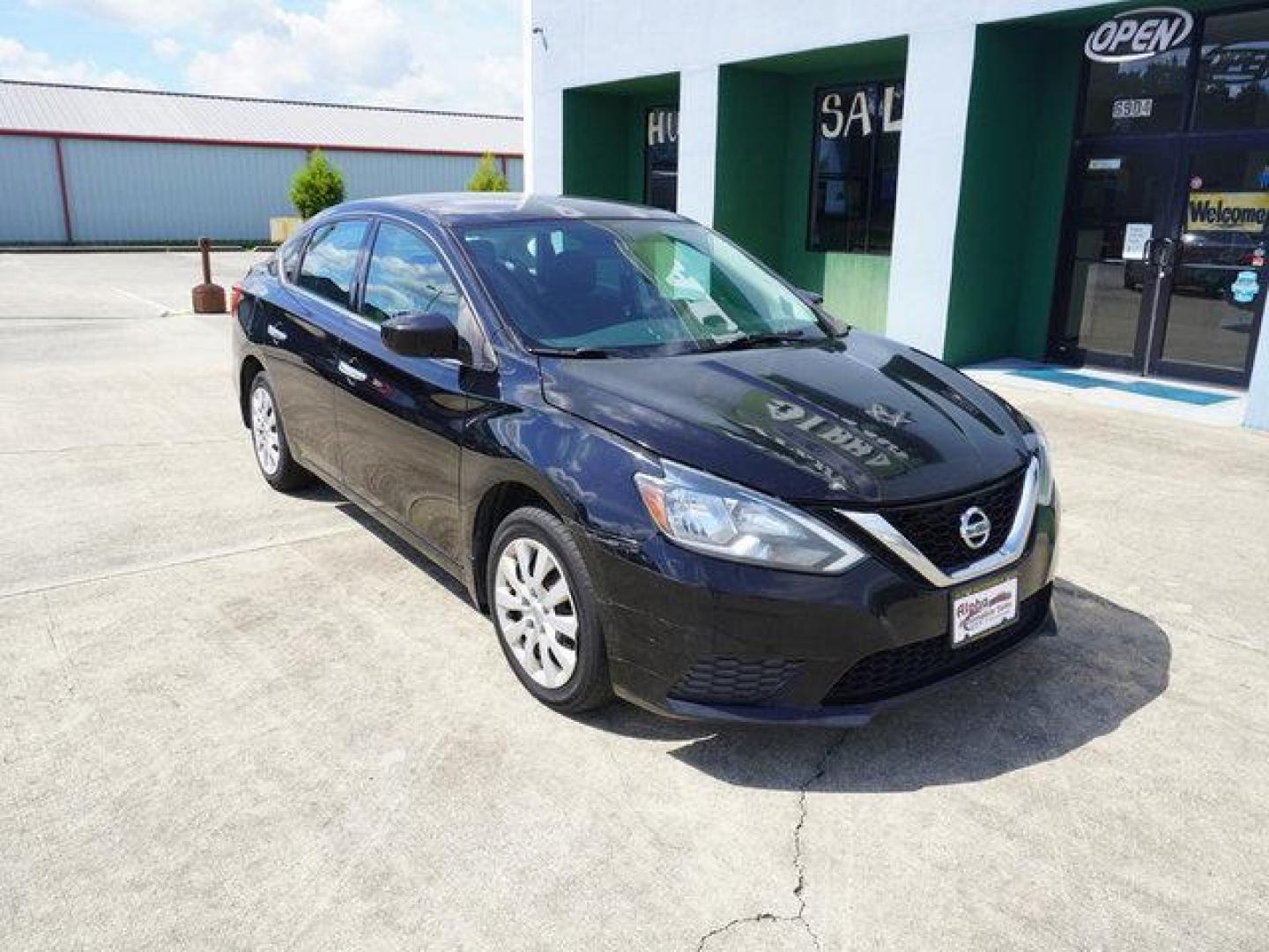 2016 Super Black /Charcoal Nissan Sentra 4dr Sdn I4 CVT S (3N1AB7AP6GY) with an 1.8L 4Cyl engine, Automatic CVT transmission, located at 6904 Johnston St., Lafayette, LA, 70503, (337) 988-1960, 30.143589, -92.100601 - Photo#1