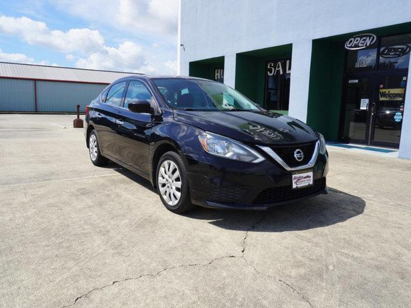 2016 Super Black /Charcoal Nissan Sentra 4dr Sdn I4 CVT S (3N1AB7AP6GY) with an 1.8L 4Cyl engine, Automatic CVT transmission, located at 6904 Johnston St., Lafayette, LA, 70503, (337) 988-1960, 30.143589, -92.100601 - Photo#2