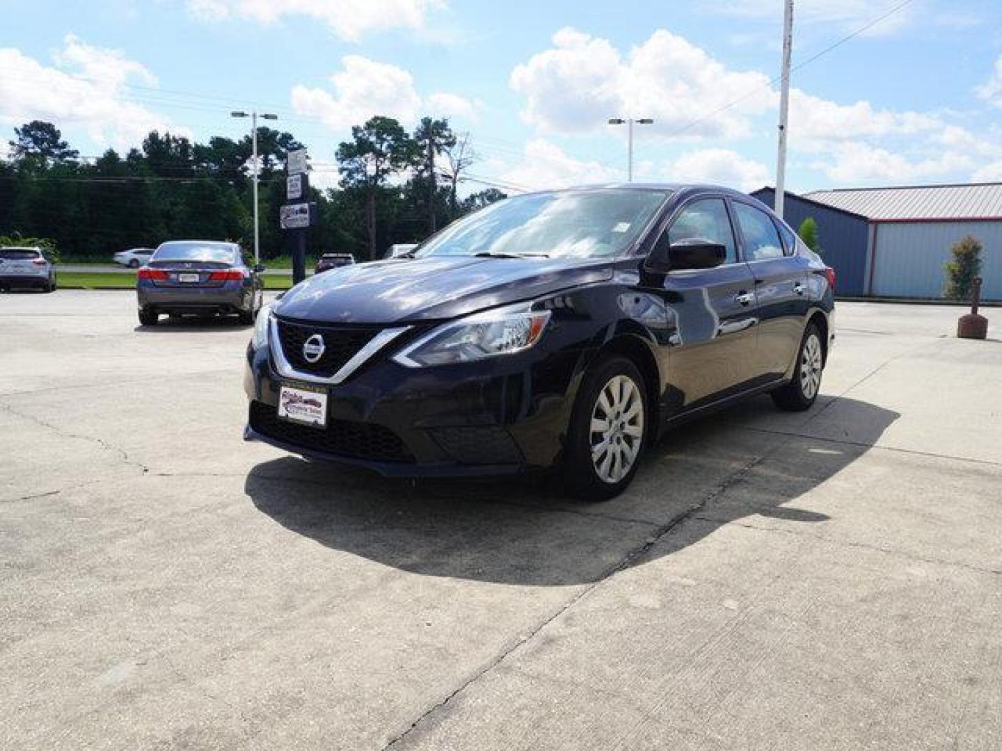 2016 Super Black /Charcoal Nissan Sentra 4dr Sdn I4 CVT S (3N1AB7AP6GY) with an 1.8L 4Cyl engine, Automatic CVT transmission, located at 6904 Johnston St., Lafayette, LA, 70503, (337) 988-1960, 30.143589, -92.100601 - Photo#6