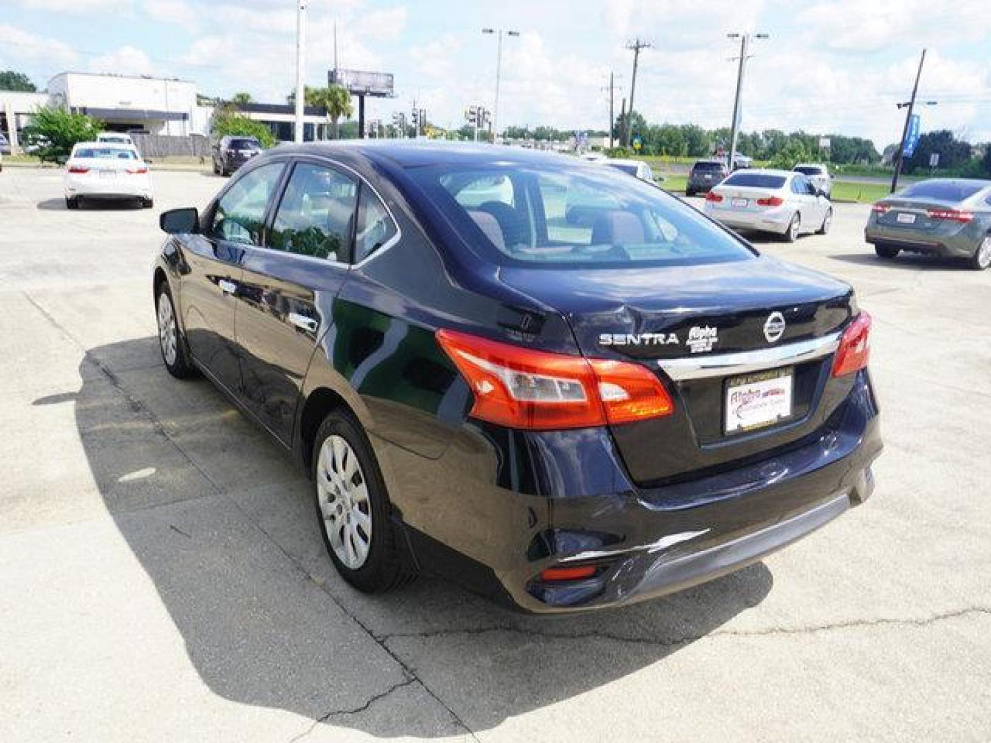 2016 Super Black /Charcoal Nissan Sentra 4dr Sdn I4 CVT S (3N1AB7AP6GY) with an 1.8L 4Cyl engine, Automatic CVT transmission, located at 6904 Johnston St., Lafayette, LA, 70503, (337) 988-1960, 30.143589, -92.100601 - Photo#8