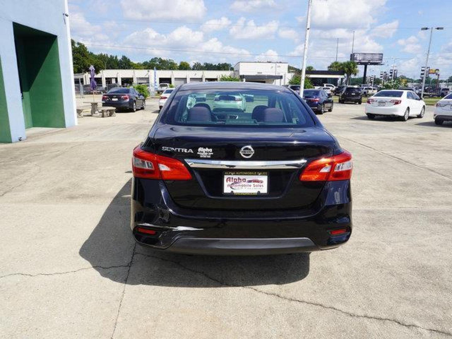 2016 Super Black /Charcoal Nissan Sentra 4dr Sdn I4 CVT S (3N1AB7AP6GY) with an 1.8L 4Cyl engine, Automatic CVT transmission, located at 6904 Johnston St., Lafayette, LA, 70503, (337) 988-1960, 30.143589, -92.100601 - Photo#10