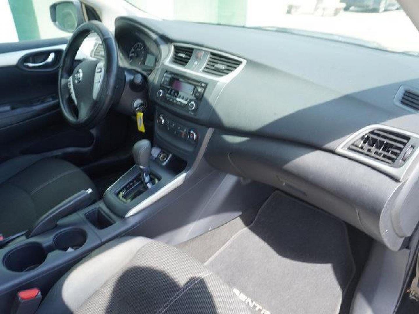 2016 Super Black /Charcoal Nissan Sentra 4dr Sdn I4 CVT S (3N1AB7AP6GY) with an 1.8L 4Cyl engine, Automatic CVT transmission, located at 6904 Johnston St., Lafayette, LA, 70503, (337) 988-1960, 30.143589, -92.100601 - Photo#17