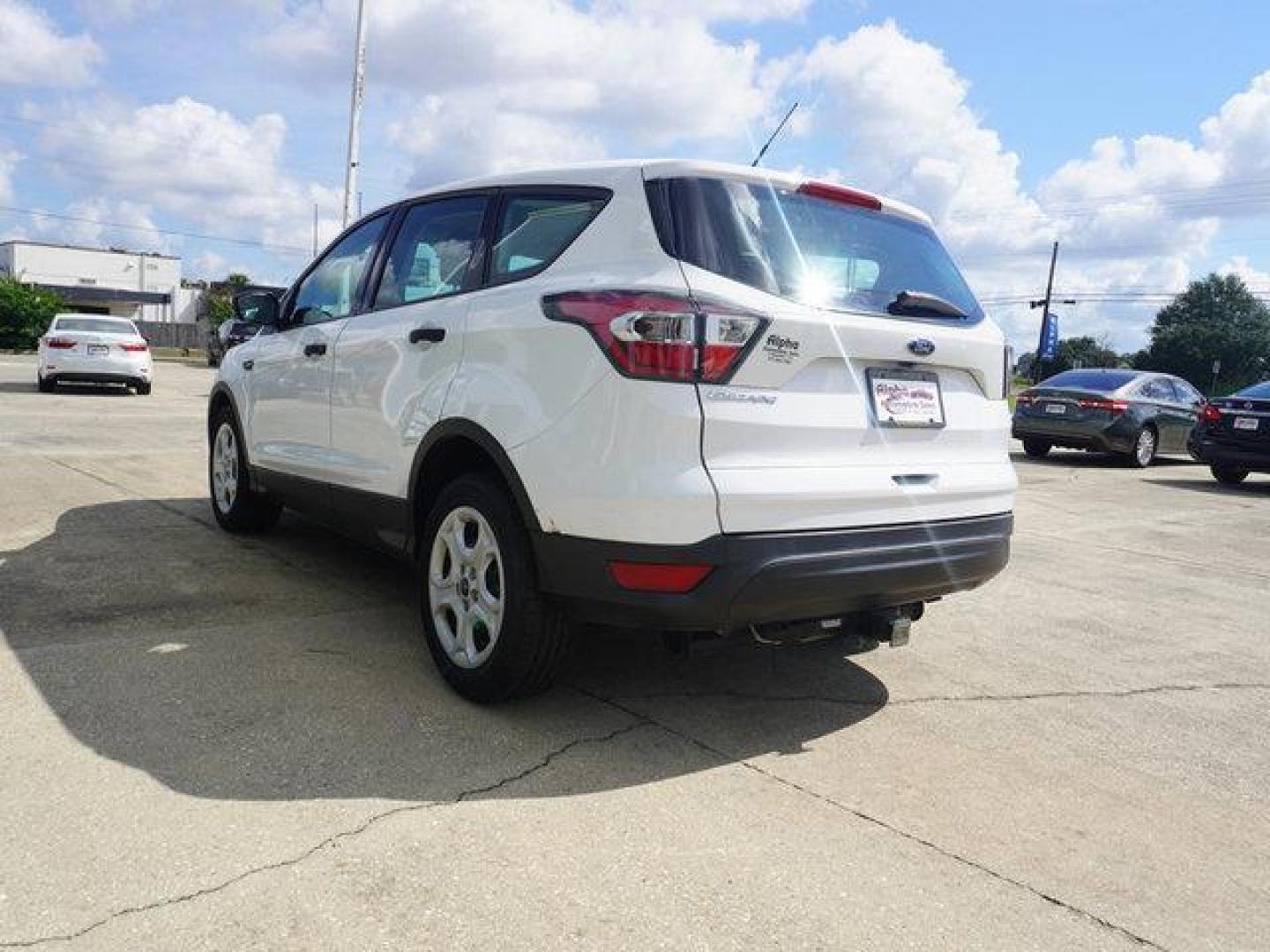 2017 White /Charcoal Black Ford Escape S FWD (1FMCU0F78HU) with an 2.5L 4Cyl engine, Automatic transmission, located at 6904 Johnston St., Lafayette, LA, 70503, (337) 988-1960, 30.143589, -92.100601 - Photo#8