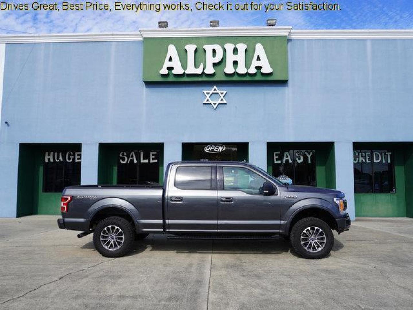 2018 Stone Gray /Dark Earth Gray Ford F-150 XL 4WD SuperCrew 5.5' Box (1FTFW1EG7JF) with an 3.5L 6 Cyl engine, Automatic transmission, located at 6904 Johnston St., Lafayette, LA, 70503, (337) 988-1960, 30.143589, -92.100601 - Photo#0