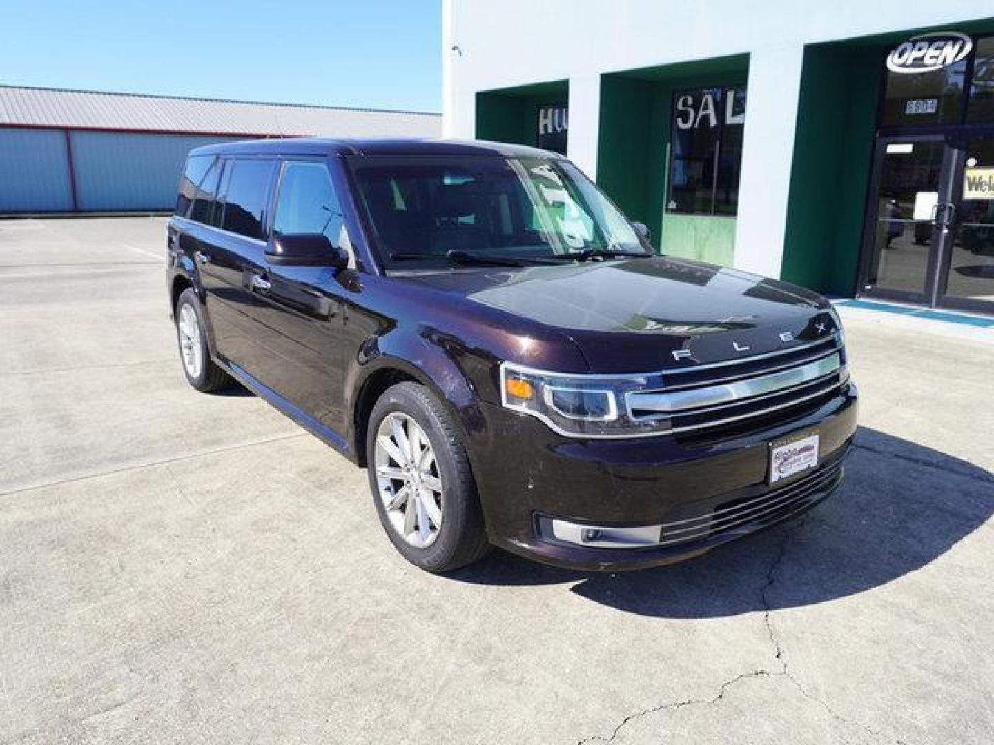 2013 Tuxedo Black Metallic /Charcoal Black Ford Flex 4dr Limited FWD (2FMGK5D88DB) with an 3.5L V6 engine, Automatic transmission, located at 6904 Johnston St., Lafayette, LA, 70503, (337) 988-1960, 30.143589, -92.100601 - Photo#1