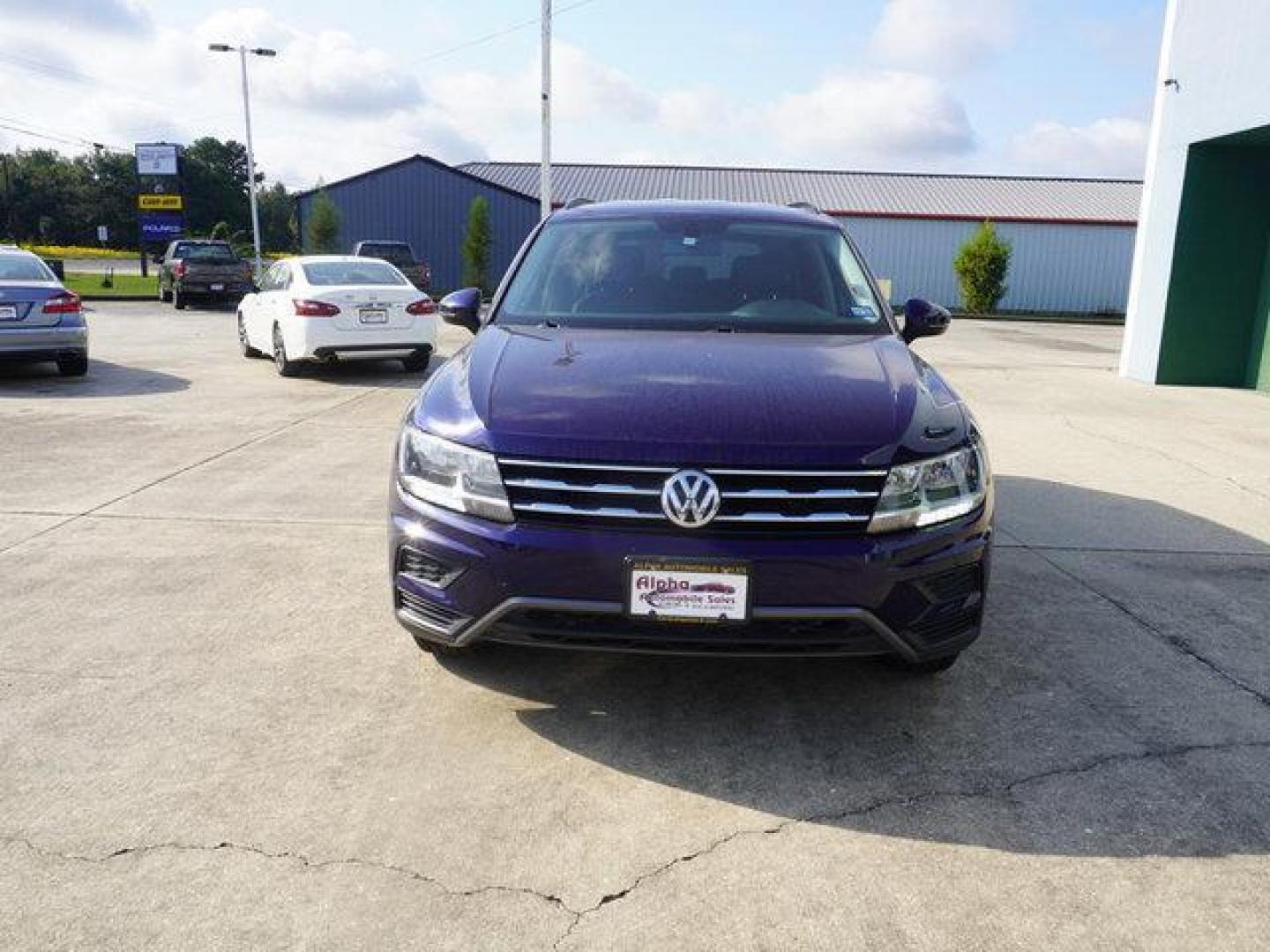 2021 Blue /Storm Gray Volkswagen Tiguan 2.0T SE FWD (3VV3B7AX7MM) with an 2.0L 4Cyl engine, 8 Spd Automatic transmission, located at 6904 Johnston St., Lafayette, LA, 70503, (337) 988-1960, 30.143589, -92.100601 - Photo#2