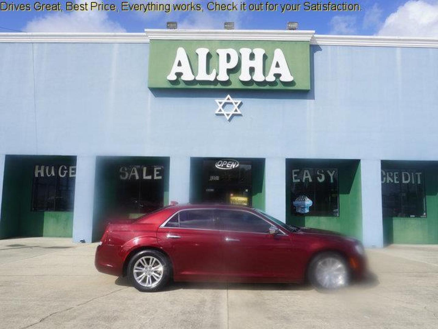 2017 Maroon /Black Chrysler 300 300C RWD (2C3CCAEG5HH) with an 3.6L V6 engine, Automatic transmission, located at 6904 Johnston St., Lafayette, LA, 70503, (337) 988-1960, 30.143589, -92.100601 - Photo#0