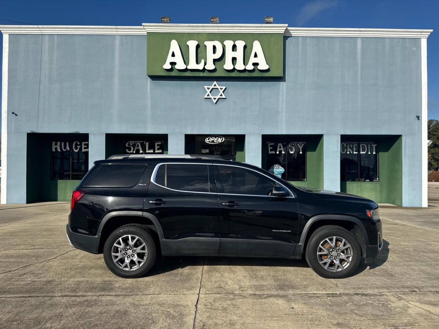 2020 Black /Jet Black GMC Acadia FWD 4dr SLT (1GKKNMLS6LZ) , N/A transmission, located at 6904 Johnston St., Lafayette, LA, 70503, (337) 988-1960, 30.143589, -92.100601 - Photo#0