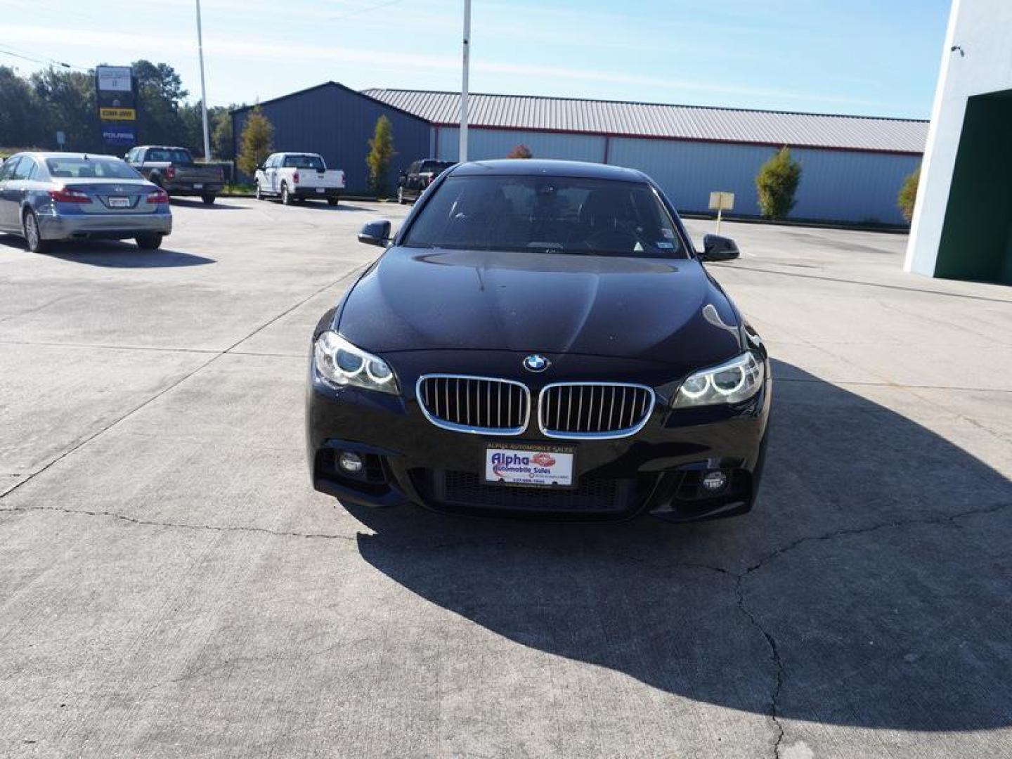 2015 Jet Black /Black BMW 5 Series 4dr Sdn 550i RWD (WBAKN9C50FD) , Automatic transmission, located at 6904 Johnston St., Lafayette, LA, 70503, (337) 988-1960, 30.143589, -92.100601 - Photo#2