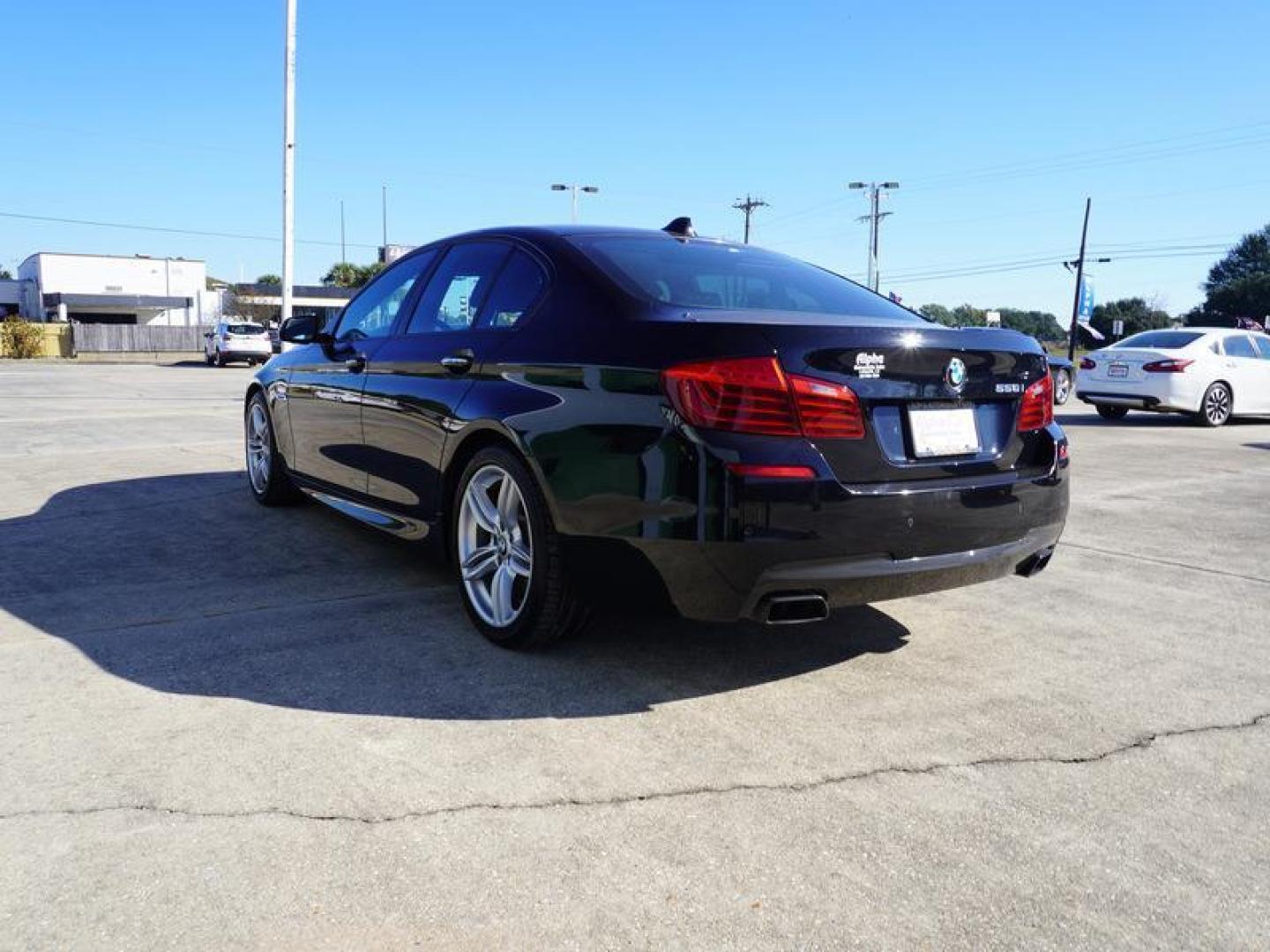 2015 Jet Black /Black BMW 5 Series 4dr Sdn 550i RWD (WBAKN9C50FD) , Automatic transmission, located at 6904 Johnston St., Lafayette, LA, 70503, (337) 988-1960, 30.143589, -92.100601 - Photo#8