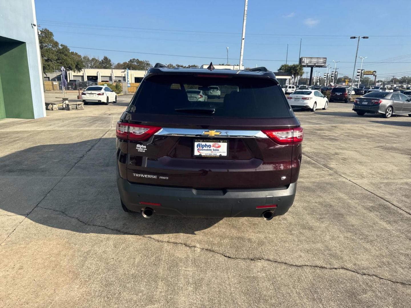 2019 Maroon /Black Chevrolet Traverse AWD 4dr LT Cloth w/1LT (1GNEVGKW8KJ) , N/A transmission, located at 6904 Johnston St., Lafayette, LA, 70503, (337) 988-1960, 30.143589, -92.100601 - Photo#9