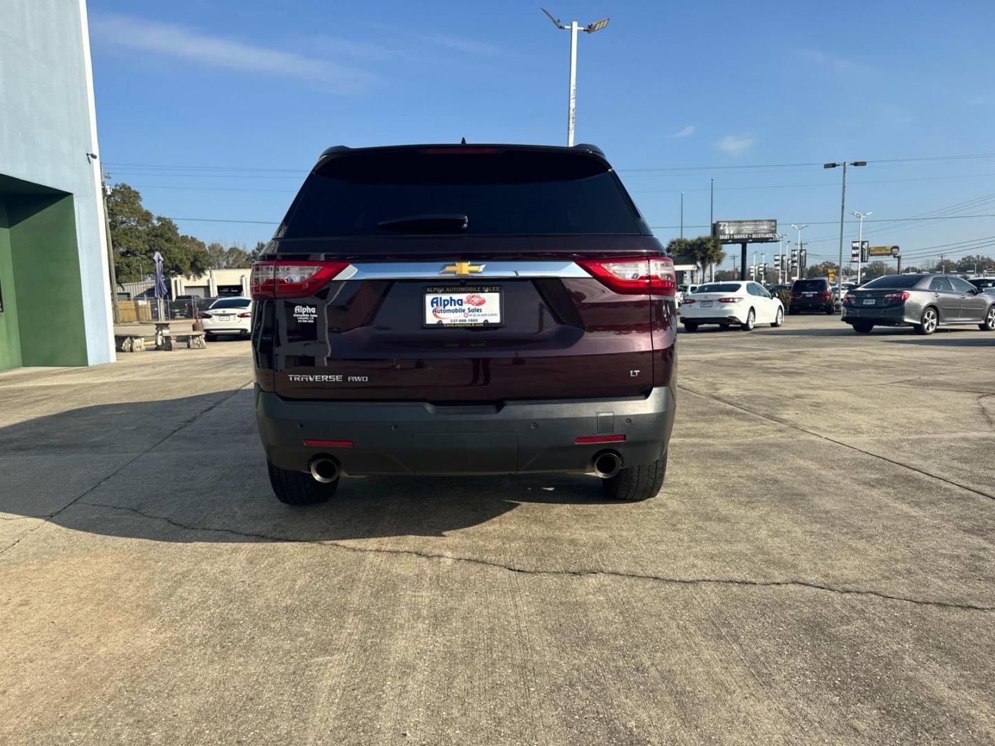 2019 Maroon /Black Chevrolet Traverse AWD 4dr LT Cloth w/1LT (1GNEVGKW8KJ) , N/A transmission, located at 6904 Johnston St., Lafayette, LA, 70503, (337) 988-1960, 30.143589, -92.100601 - Photo#10