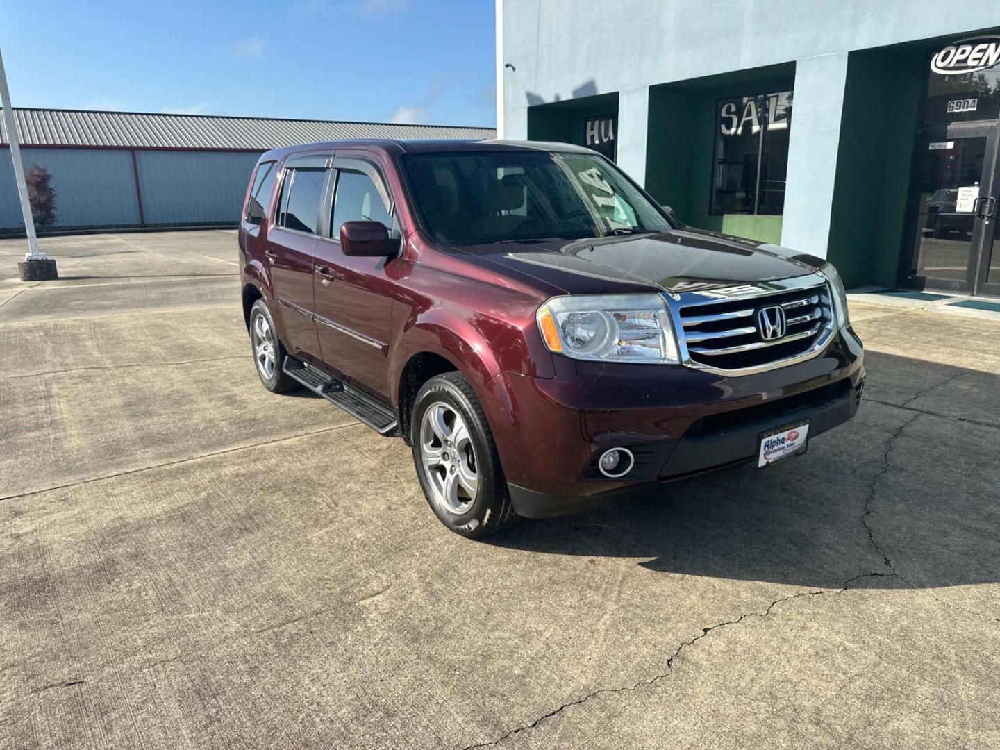 2013 Red /Beige Honda Pilot 2WD 4dr EX (5FNYF3H4XDB) , N/A transmission, located at 6904 Johnston St., Lafayette, LA, 70503, (337) 988-1960, 30.143589, -92.100601 - Photo#1