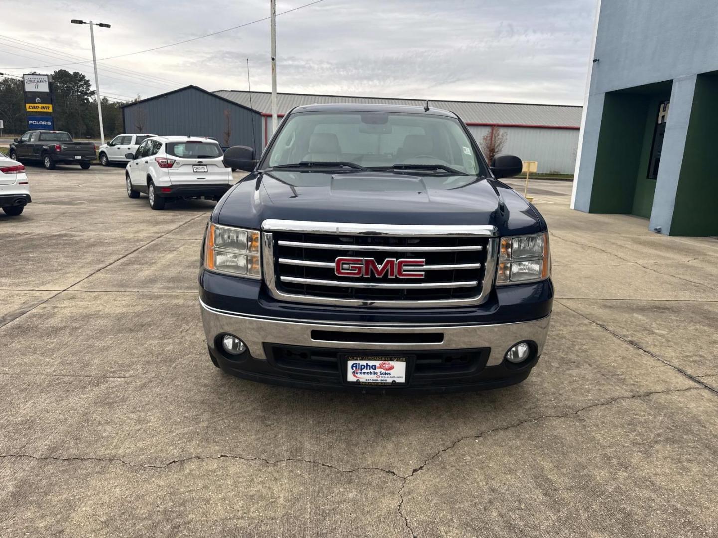 2012 Midnight Blue Metallic /Tan GMC Sierra 1500 2WD Crew Cab 143.5 SLE (3GTP1VE09CG) , N/A transmission, located at 6904 Johnston St., Lafayette, LA, 70503, (337) 988-1960, 30.143589, -92.100601 - Photo#2